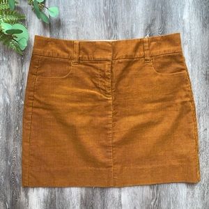 J. Crew Vintage Faux Corduroy Mini Skirt